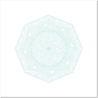 Mandala | Seafoam No. 3 Posters and Art